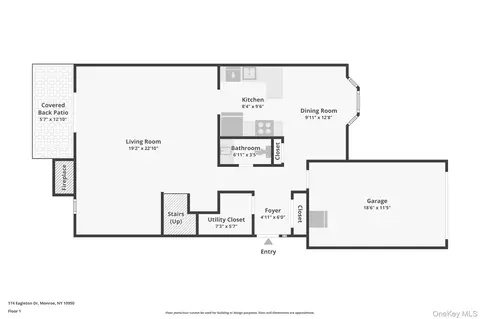 Floorplan - 174 Eagleton Dr, Monroe, NY 10950 photo 1 of 2