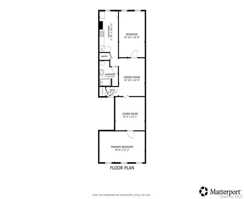 Floorplan - 601 Knickerbocker Ave, Brooklyn, NY 11221 photo 2 of 2
