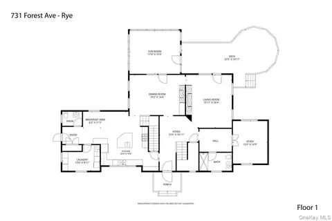 Floorplan - 731 Forest Ave, Rye, NY 10580 photo 1 of 4