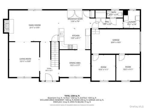 Floorplan - 977 Mt Hope Rd, Middletown, NY 10940 photo 2 of 4