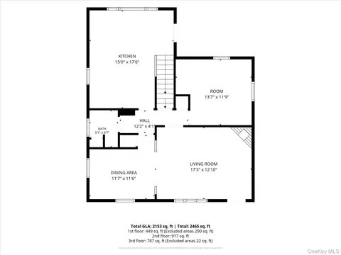 Floorplan - 37 Harding Ave, Mount Pleasant, NY 10595 photo 1 of 3