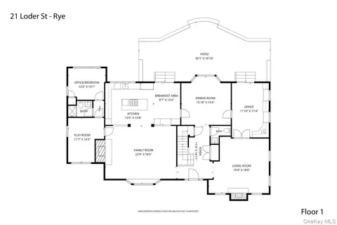 Floorplan - 21 Loder St, Rye, NY 10580 photo 2 of 3