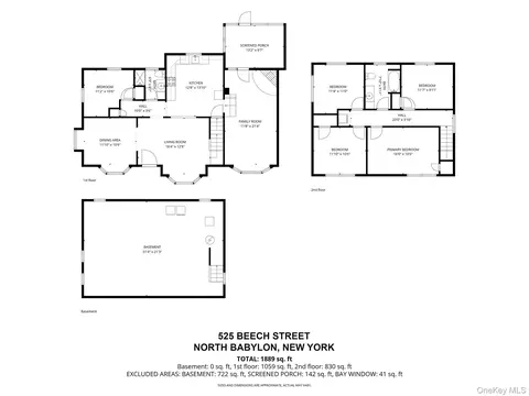 Floorplan - 525 Beech St, Babylon, NY 11703 photo 1 of 1