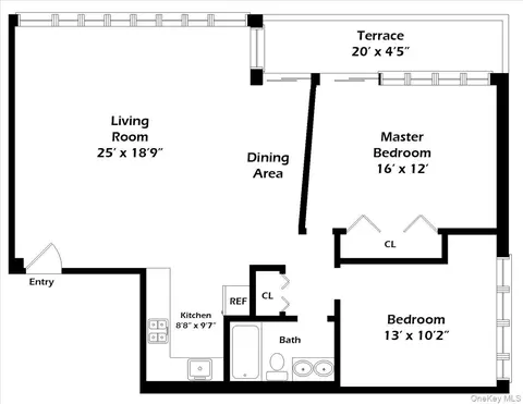 Floorplan - 162-10 Powells Cove Blvd #7D, Whitestone, NY 11357 photo 1 of 1