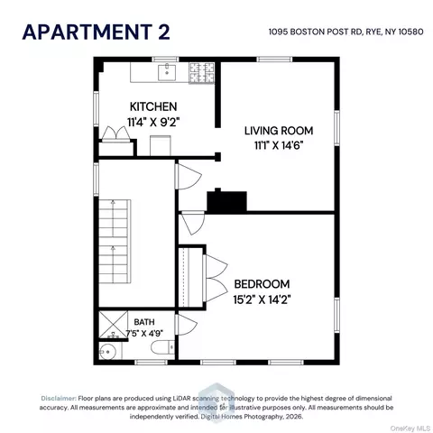Floorplan - 1095 Boston Post Rd, Rye, NY 10580 photo 2 of 3