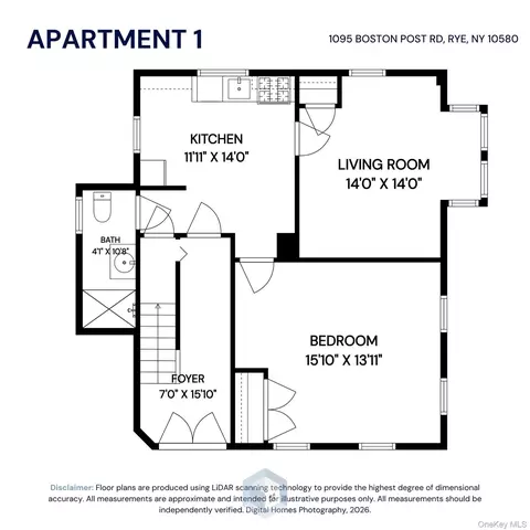 Floorplan - 1095 Boston Post Rd, Rye, NY 10580 photo 1 of 3