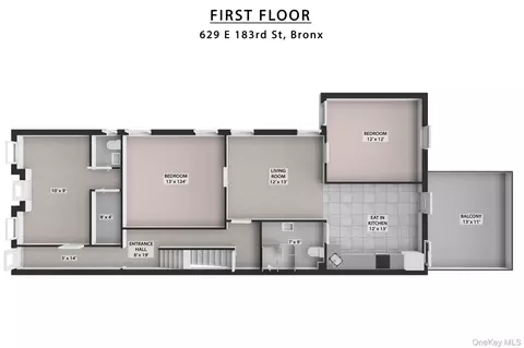 Floorplan - 629 E 183rd St, New York, NY 10458 photo 1 of 4