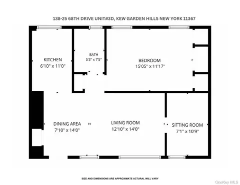Floorplan - 138-25 68th Dr #3D, Flushing, NY 11367 photo 1 of 1