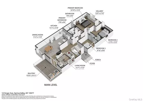 Floorplan - 38 Singer Ave, Ramapo, NY 10977 photo 4 of 6
