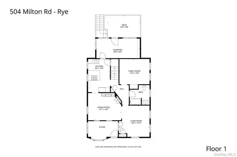 Floorplan - 504 Milton Rd, Rye, NY 10580 photo 1 of 3