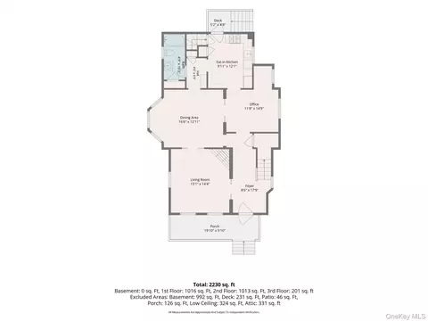 Floorplan - 308 Nelson Ave, Peekskill, NY 10566 photo 1 of 2