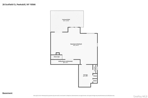 Floorplan - 26 Scofield Ct, Peekskill, NY 10566 photo 3 of 3