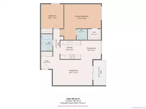 Floorplan - 3 Hook Rd #72A, Poughkeepsie, NY 12601 photo 1 of 1