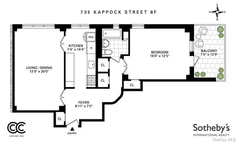 Floorplan - 735 Kappock St #8F, New York, NY 10463 photo 1 of 1