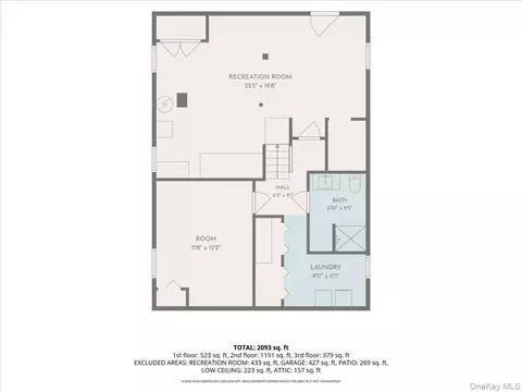 Floorplan - 8 E Willow St, Beacon, NY 12508 photo 1 of 4