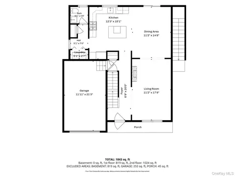 Floorplan - 44 James St, Patchogue, NY 11772 photo 1 of 4