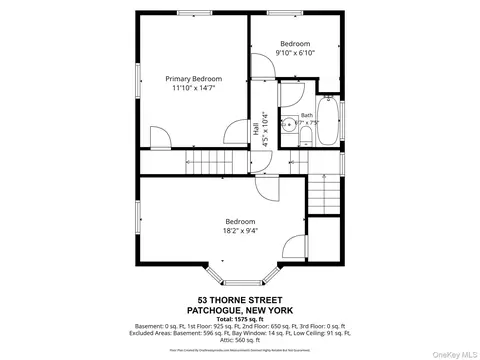 Floorplan - 53 Thorne St, Patchogue, NY 11772 photo 3 of 5