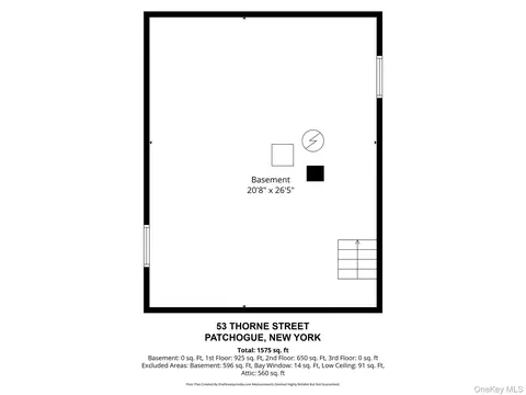 Floorplan - 53 Thorne St, Patchogue, NY 11772 photo 1 of 5