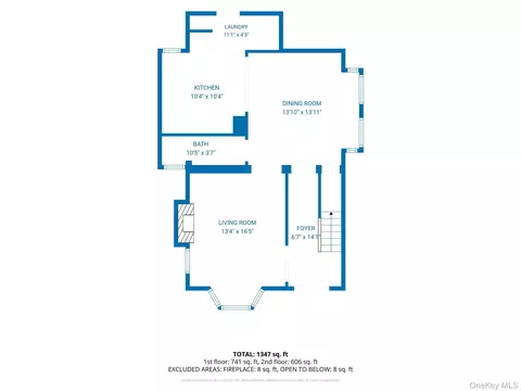 Floorplan - 18 Harrison St, Poughkeepsie, NY 12601 photo 4 of 6
