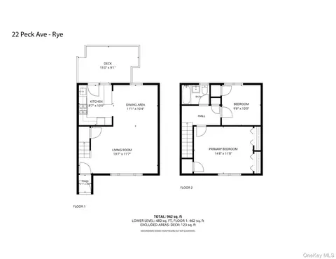 Floorplan - 2 Peck Ave #22B, Rye, NY 10580 photo 1 of 3