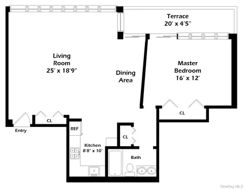 Floorplan - 7-24 166th St #2D, Whitestone, NY 11357 photo 1 of 1