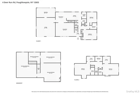 Floorplan - 4 Deer Run Rd, Poughkeepsie, NY 12603 photo 1 of 1