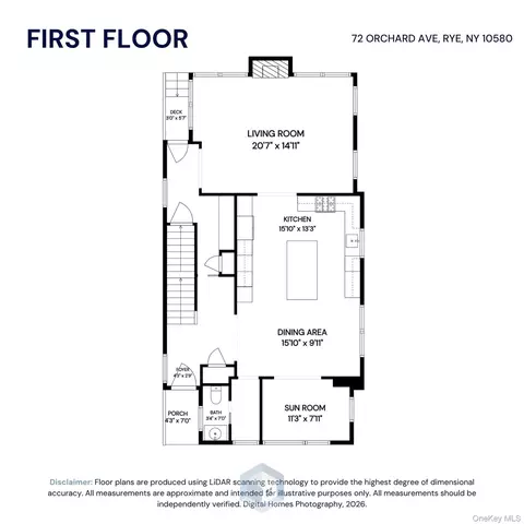 Floorplan - 72 Orchard Ave, Rye, NY 10580 photo 1 of 3