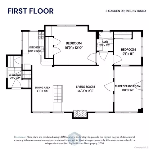 Floorplan - 3 Garden Dr, Rye, NY 10580 photo 1 of 2