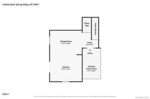 Floorplan - 6 Adele Blvd, Ramapo, NY 10977 photo 1 of 4