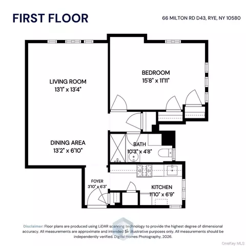 Floorplan - 66 Milton Rd #D43, Rye, NY 10580 photo 1 of 1
