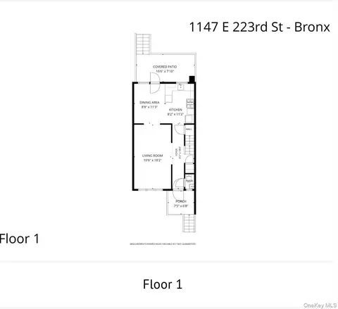Floorplan - 1147 E 223rd St, New York, NY 10466 photo 3 of 4