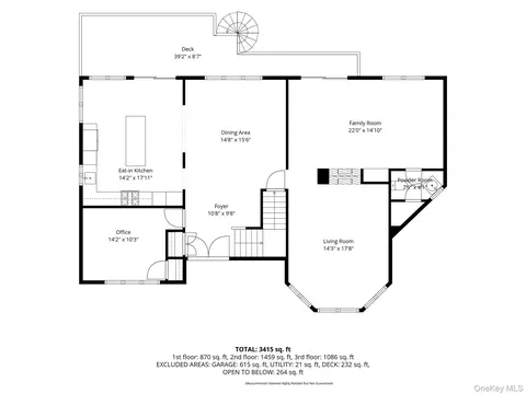 Floorplan - 9 Deer Run, Rye Brook, NY 10573 photo 1 of 3