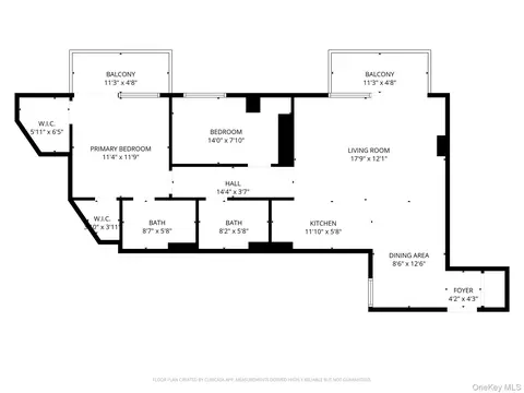 Floorplan - 45-16 83rd St #E8F, Elmhurst, NY 11373 photo 1 of 1