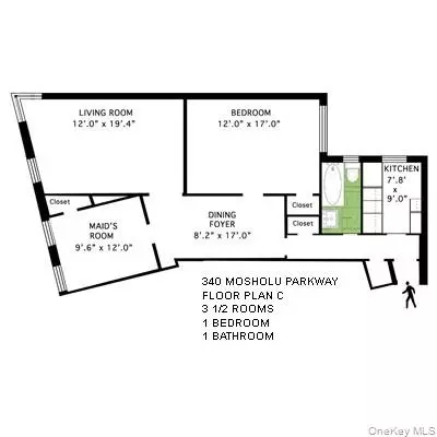 340 E Mosholu Pkwy S #2-C, New York, NY 10458