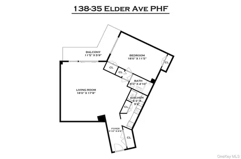 Floorplan - 13835 Elder Ave #PENTHOUSE F, New York, NY 11355 photo 1 of 1