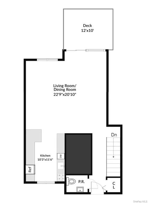 Floorplan - 190 Fordham St #12, New York, NY 10464 photo 2 of 2
