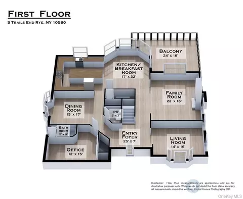 Floorplan - 5 Trails End, Rye, NY 10580 photo 1 of 3