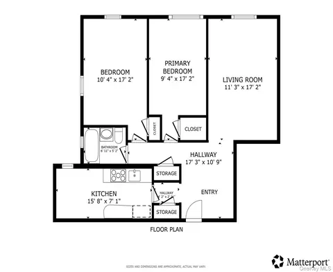 Floorplan - 2552 E 7th St #2J, Brooklyn, NY 11235 photo 1 of 1