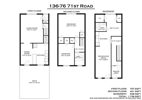 Floorplan - 136-76 71st Rd, Flushing, NY 11367 photo 1 of 1