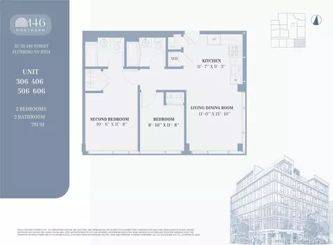 Floorplan - 35-30 146 St #306, Flushing, NY 11354 photo 1 of 1