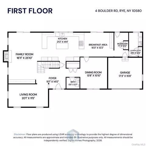 Floorplan - 4 Boulder Rd, Rye, NY 10580 photo 1 of 3