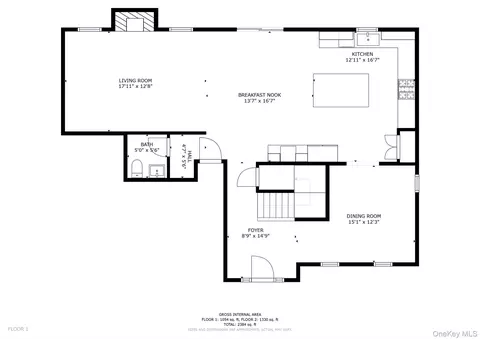 Floorplan - lot2 Hillside Lake Rd, Wappinger, NY 12590 photo 1 of 2