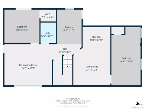 Floorplan - 4 Jerome St, Smithtown, NY 11787 photo 1 of 3
