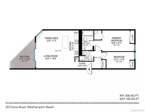 Floorplan - 261 Dune Rd #5, Westhampton Beach, NY 11978 photo 1 of 1