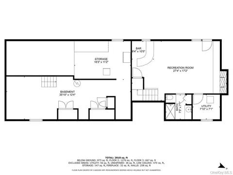 Floorplan - 9 Lakeland Ave, Patchogue, NY 11772 photo 1 of 3