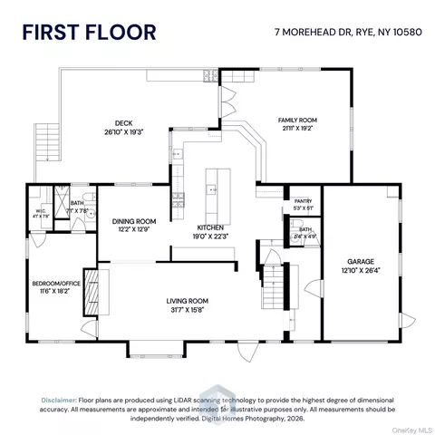 Floorplan - 7 Morehead Dr, Rye, NY 10580 photo 1 of 3