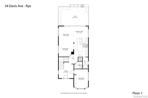 Floorplan - 34 Davis Ave, Rye, NY 10580 photo 1 of 3