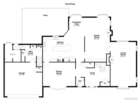 Floorplan - 4 Clark Ln, Rye, NY 10580 photo 1 of 2
