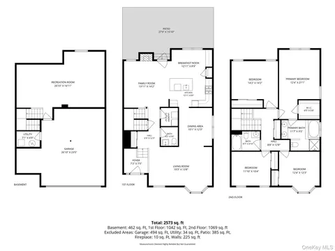 Floorplan - 36 Scofield Ct, Peekskill, NY 10566 photo 4 of 4