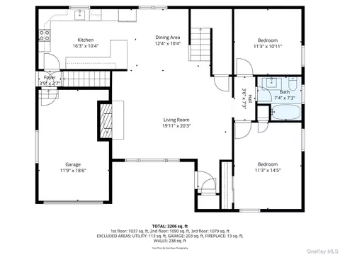 Floorplan - 7 Rutledge Rd, Mount Pleasant, NY 10595 photo 1 of 4